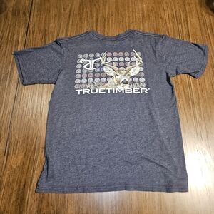 TrueTimber Men's Blue Short Sleeve Tee Size Large